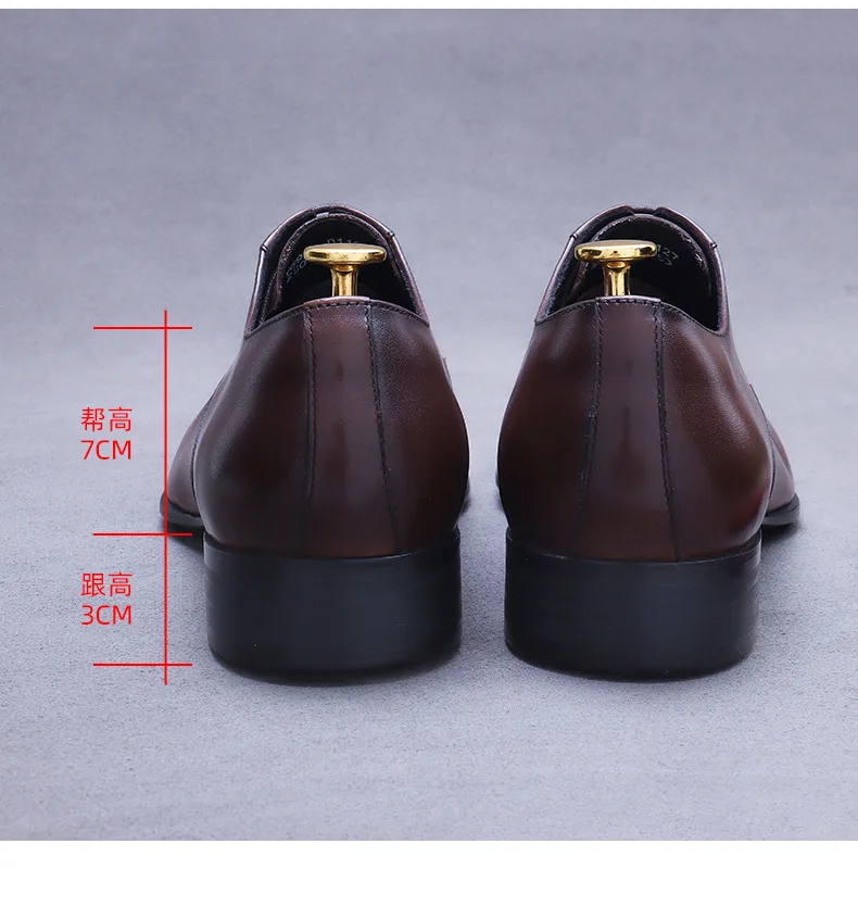 37-46 Men's Genuine Leather Dress Shoes - Formal & Fashionable 37-46 Men's Genuine Leather Dress Shoes - Formal & Fashionable