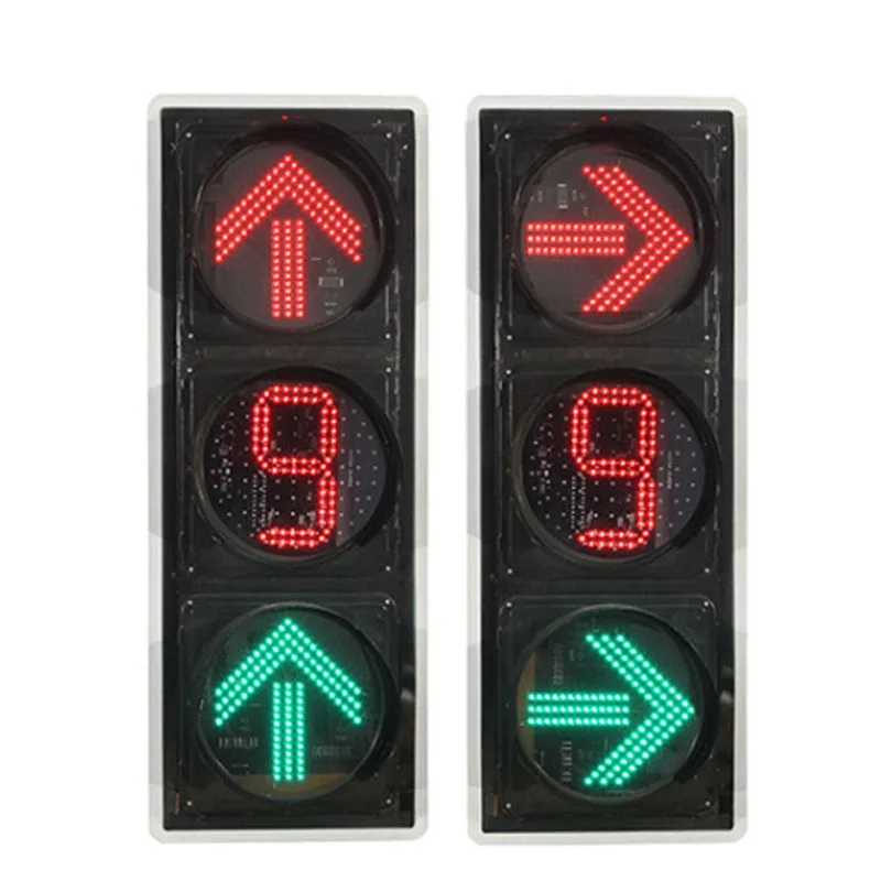 Пешеходный цифровой таймер обратного отсчета, светодиодный светофор для обеспечения безопасности