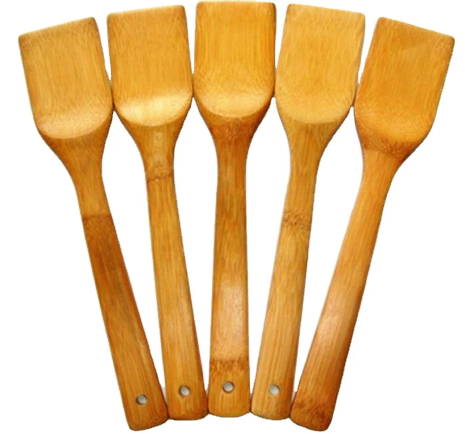cheap cooking tools spatulas bamboo square scrapers