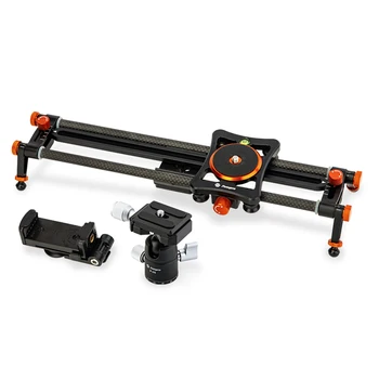 Carbon Fiber Video Camera Track Dolly Slider Video Rail Track Slider for Phone Dslr Camera Smartphone Rail Track Slider detail image