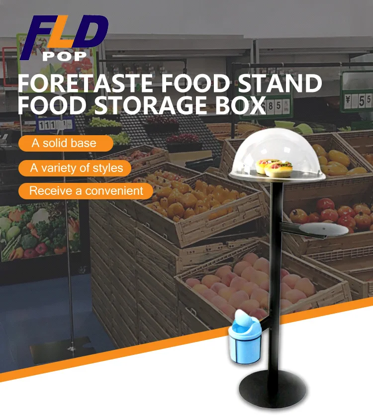 Supermarket Demo Table Stand - Taste Test Rotating Stand