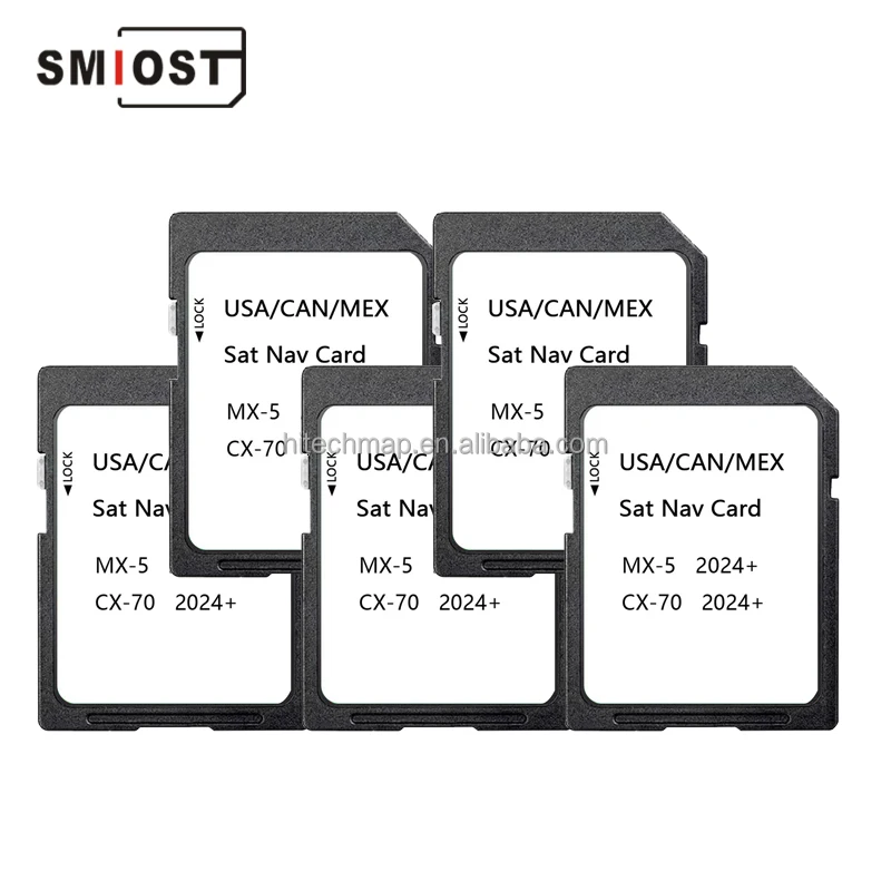 SMIOST for Mazda Android Memory Cards Map Car Navigation GPS Nav Sat for Memorial Card SD CID KR9D 66 16GB USA