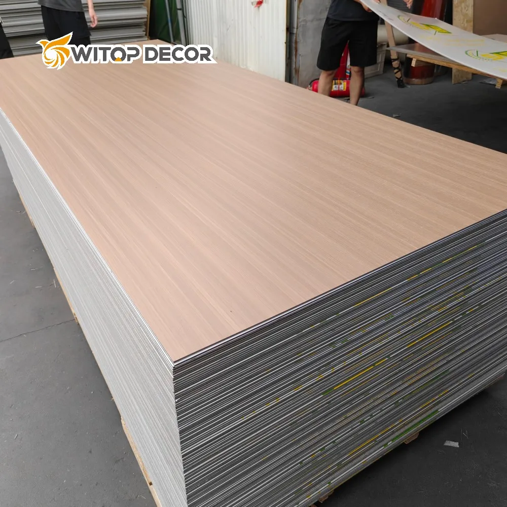 PVC Wood Bamboo Wood Plastic Board Building Material Sheet for