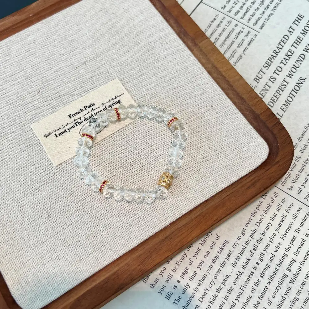 KAKODIY new 18K gold plated 925 sterling silver jewelry natural crystal beads women's bracelet detail 4