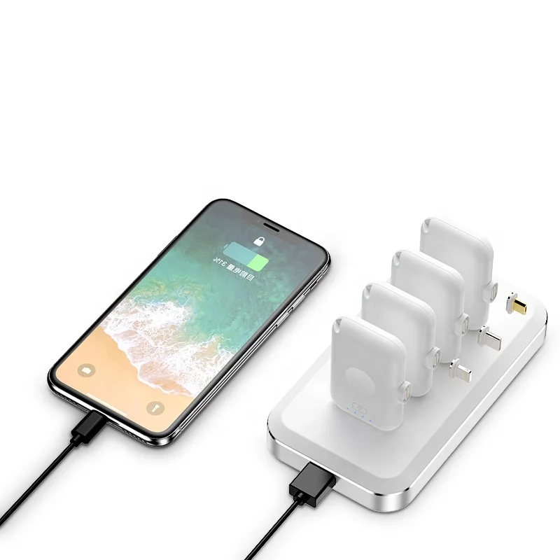 
 Лидер продаж, Универсальное портативное зарядное устройство, Мини Магнитный внешний аккумулятор на палец, 8000 мАч  