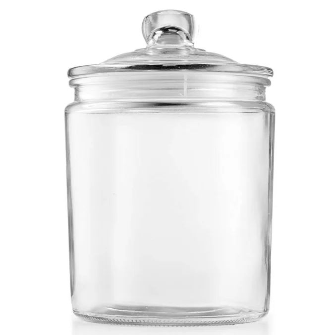 30 oz Round Shaped Storage Food Jar for Cookie Storage & Preservation