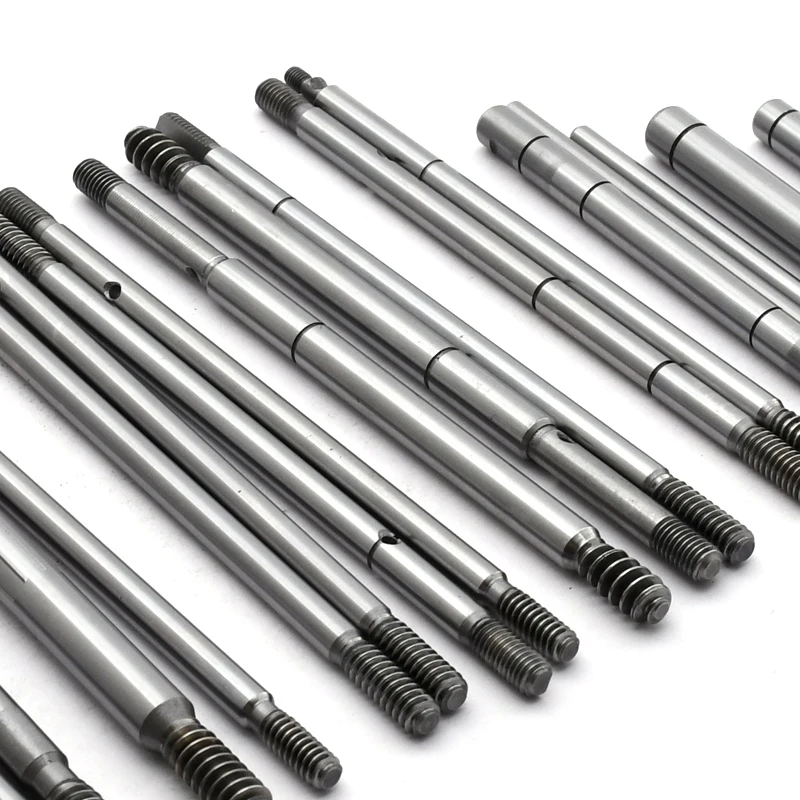 Plain Steel Shaft diameter 6mm or Customized flame hardened solid Motor Steel Shaft with lightweight factory