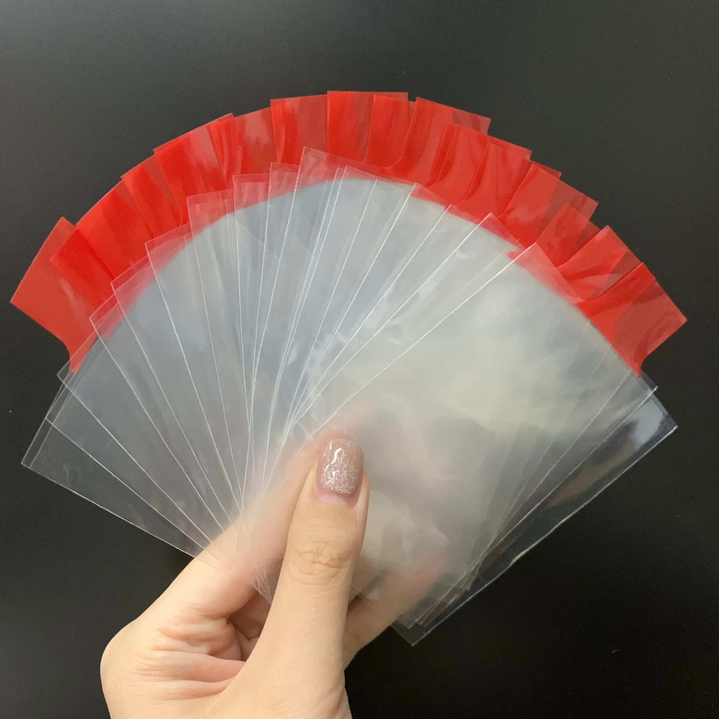 Easy Pull Tab Card Sleeves Acid Free/ Pvc Free Pull Tab Sleeve Jok073