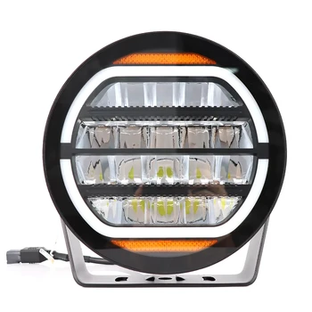 LED Driving Lights New 5/7/9 Inch Focos Led Auto White Amber DRL Super Bright LED Work Light for Auto Truck 4x4 Off-road