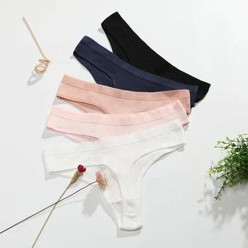 Cheap Panty Wholesale Ladies Sports Underwear Cotton Breathable Thong Women's Panties