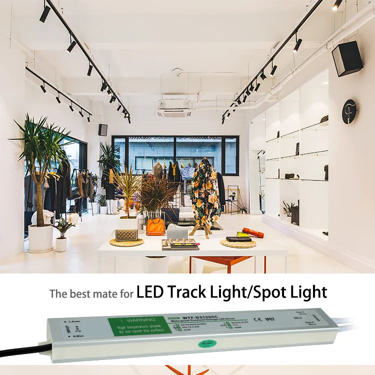 Slim Design IP67 Waterproof  DC 24V 200W SMPS DC 12V LED Switching Power Supply for LED Strips Mirror Light Cabinet Light