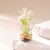 Jarrón de concha de mar brillante - Blanco