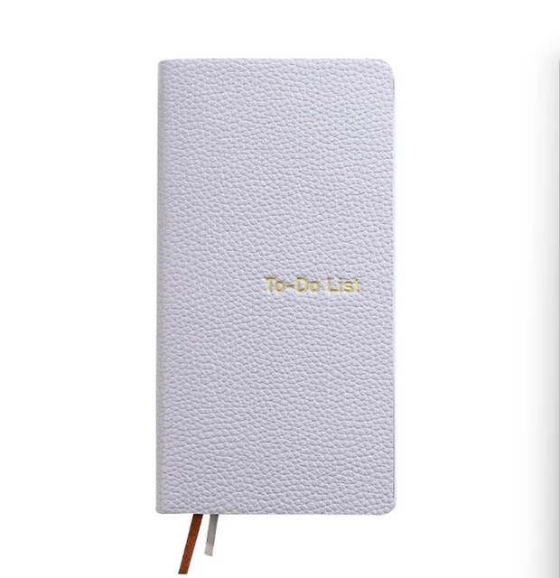 Pocket Notebook A6 Leather Softcover Thermal Binding Mini Ruled Lined Journal with Pen Holder Gift