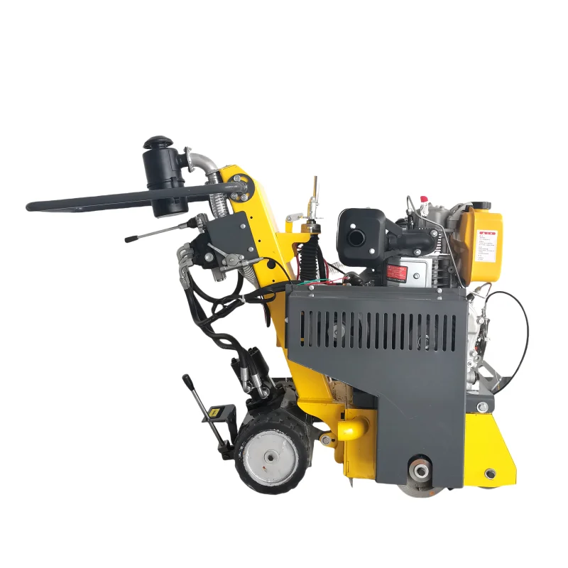 Self-propelled road marking removal machine