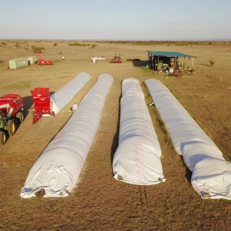 Factory Price 25kg Polypropylene Silage Corn Grains Feed Bags Silo Storage Bags Plastic Packing Bags