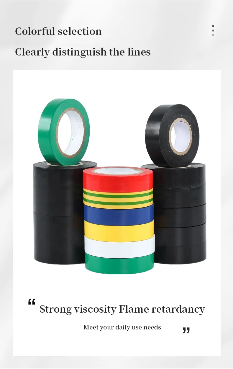 Stable Quality Shrink Wrap Cable Wrapping Pvc Electrical Insulating