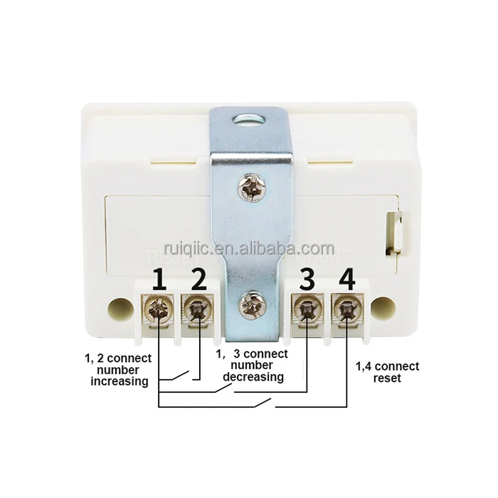 magnetic induction digital display electronic counter-punch