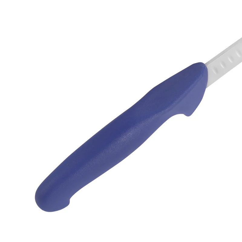 Ergo Grip Curved Blade Breaking Cimeter Knife Granton- with Nylon Handle Butcher Knife Skinning Knife