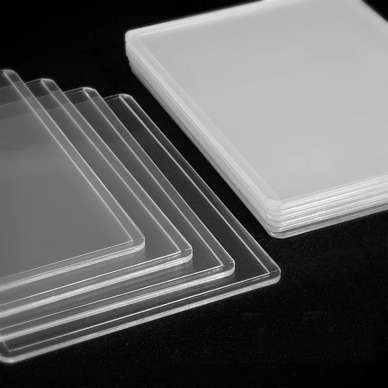 Top Loader 100 Ultra Pro 35pt Clear TopLoaders 100 Penny Sleeves - Rigid PVC Card Protectors For Trading Cards Rigid Card Holders - Foto 7