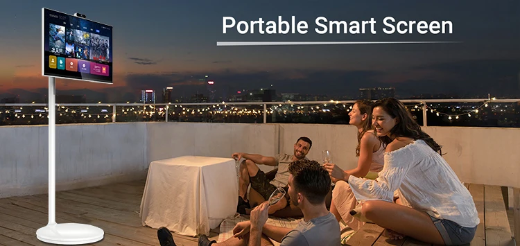 LCD movable screen with battery-C type