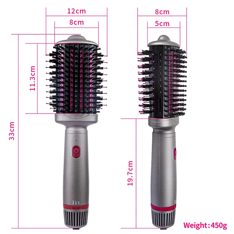 Cepillo secador en de aire caliente, secador de pelo, cepillo