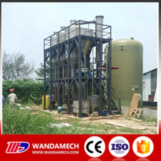 Triple Effect Forced Circulation Evaporator Vacuum Distillation Engineers Available to Service Machinery Overseas Steam Provided