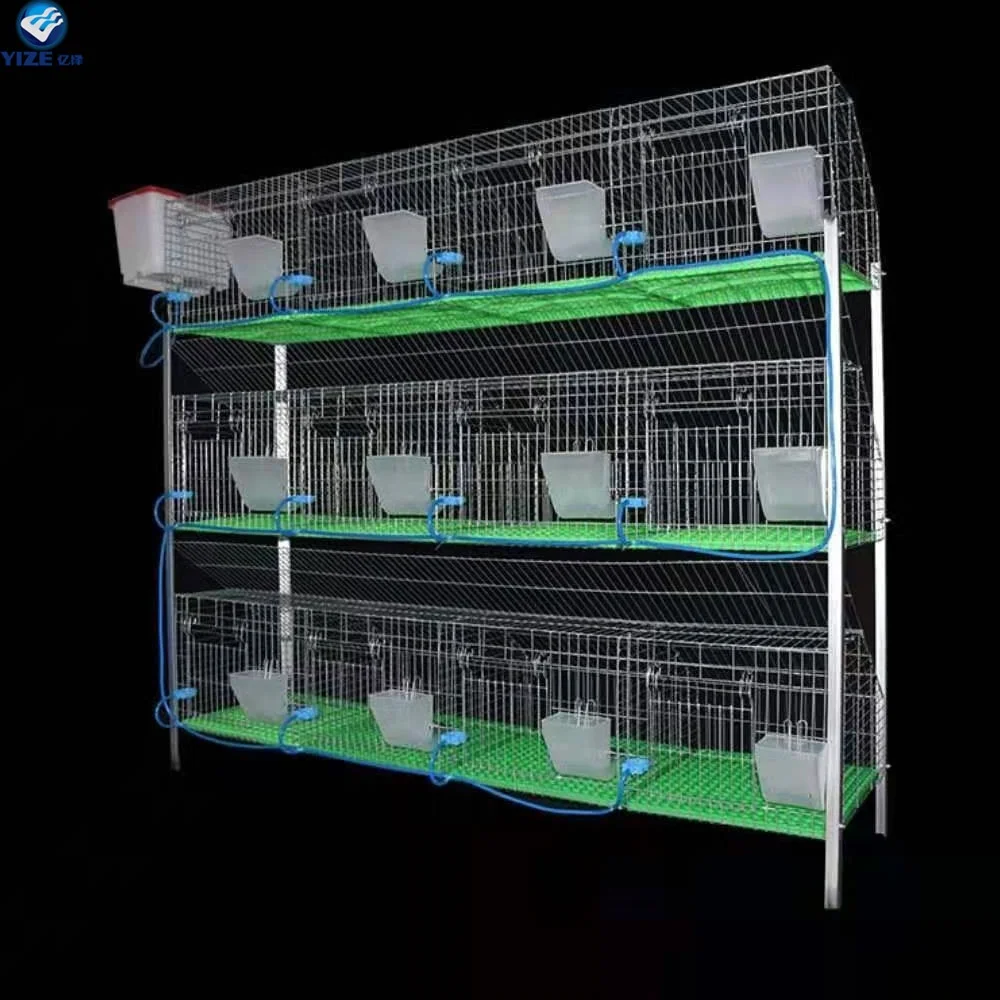 Galvanized rabbit clearance cages