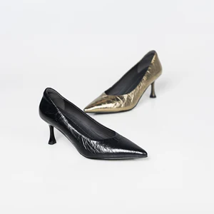 Designer Women's Leather Bridal Shoes Slip-On Thin Heels High Top Solid Red Soft Sole Stiletto Heels Summer Fashion Trend