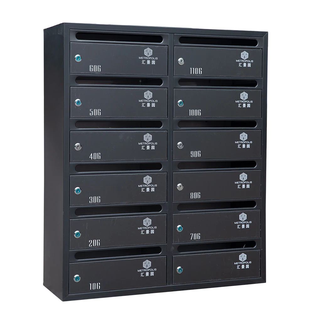 Mailboxes Residential Smart  Parcel Modern Outdoor Mini Smart Mailbox Combination Apartment Mailbox