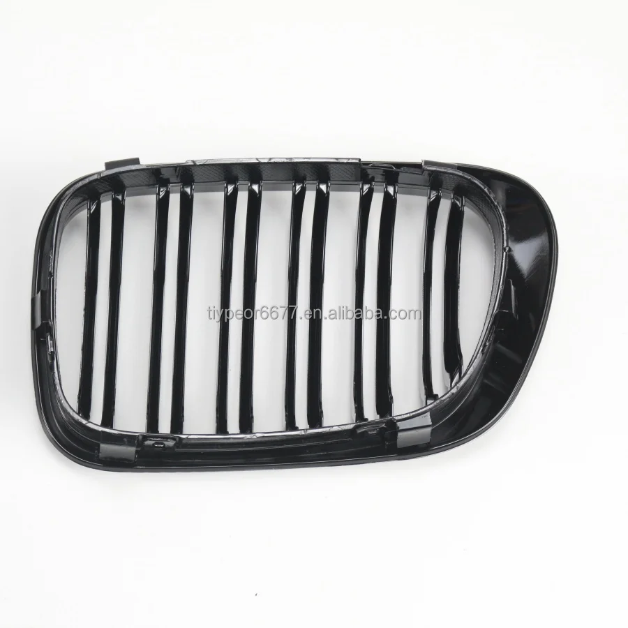 product tiypeor dual slat left right bumper kidney grille grill for bmw 3   series e46 1997   2001 facelift 2  door grille-8
