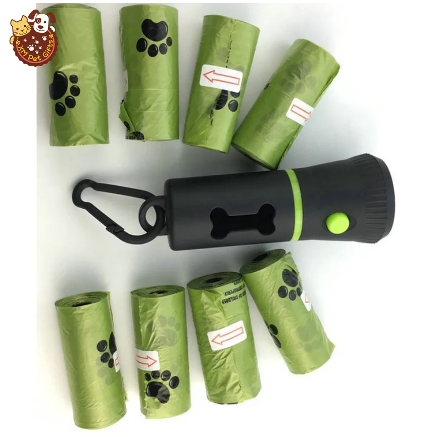 New Design Pet Poop Bag Dispenser With Led Light Buy Premium Bulk Custom Led Flashlight Pp Dog