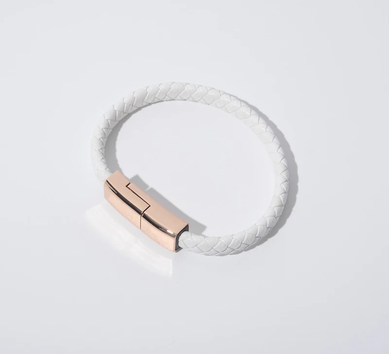 Скрученный кожаный браслет 20 см, короткий USB-кабель для зарядки и передачи данных для Iphone, Тип C, микро-зарядное устройство, браслет, зарядный usb-кабель для передачи данных