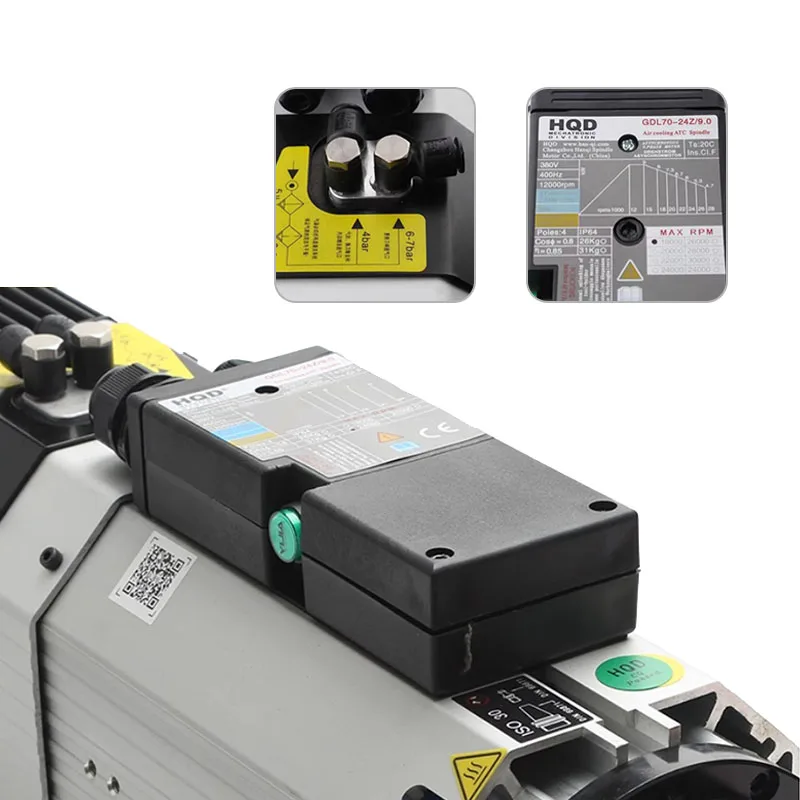 CNC LY High Speed 9.0Kw Automatic Tool Change Air Cooled ATC