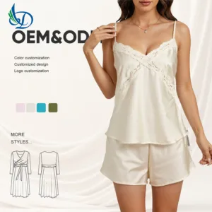 Wholesale Ladies 100% Mulberry Silk Nightgown Casual Short Length Elastic Waist Breathable Soft