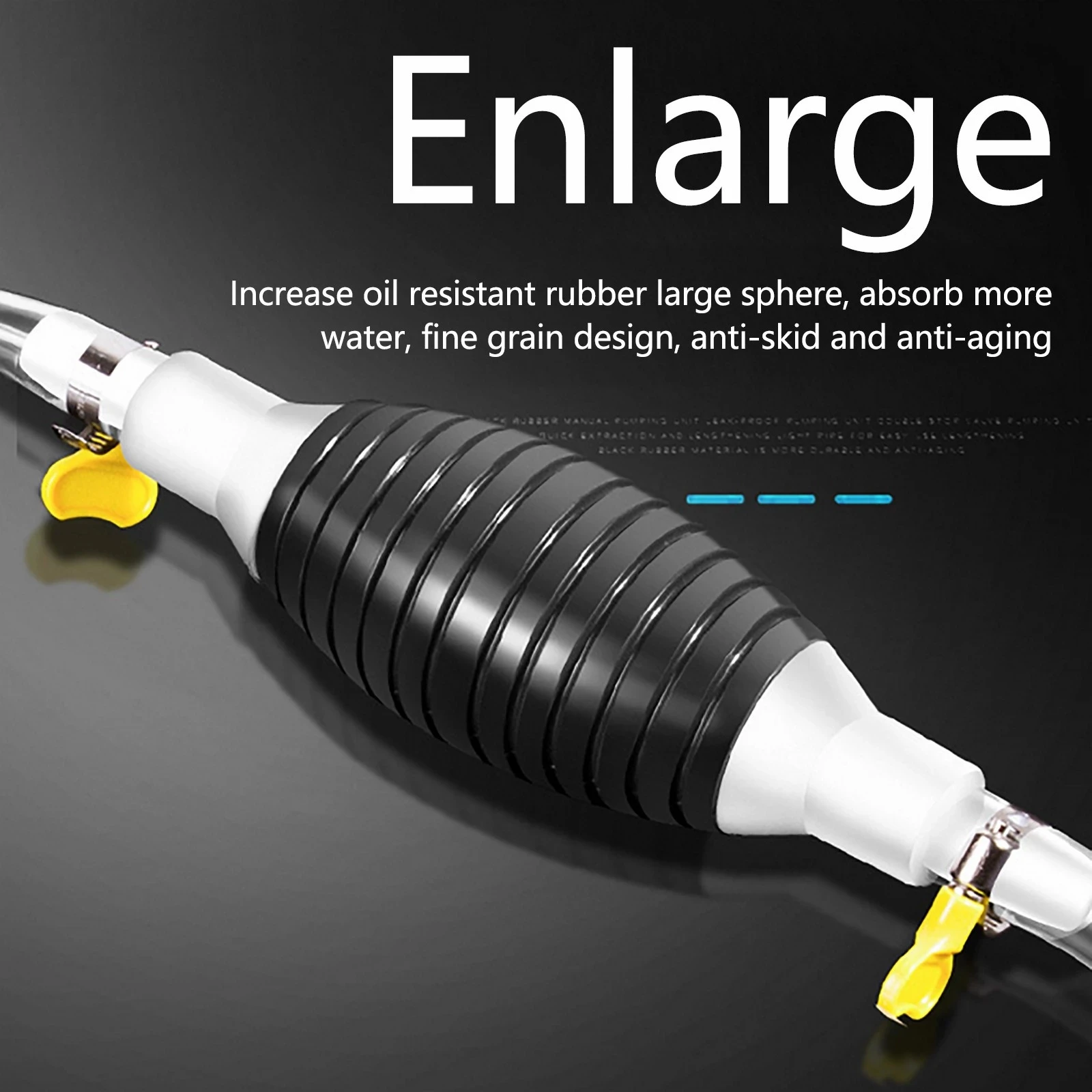 Multifunction Liquid Sucker Universal Manual Liquid Fuel Transfer Siphon Gas Oil Pump Motorcycle Car Fuel Hand Suction Pipe