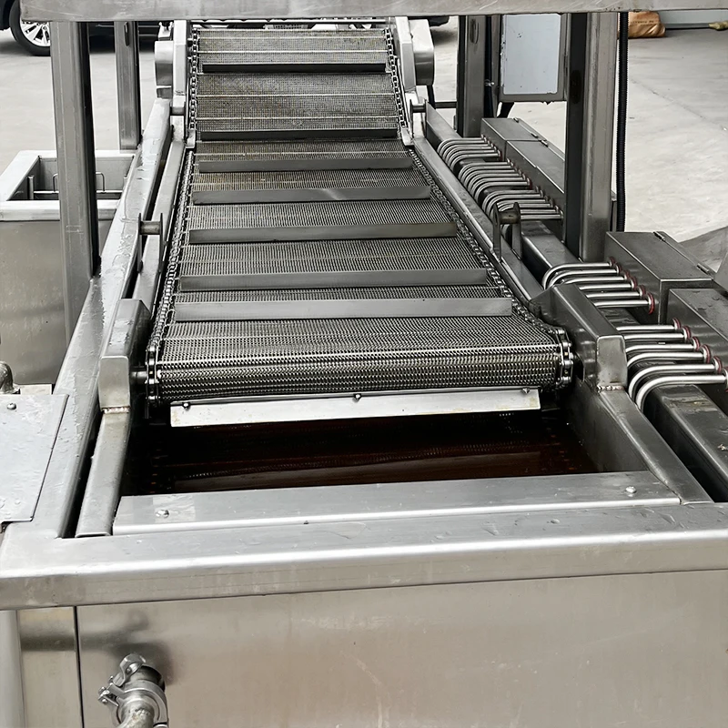 Hot Sale Commercial French Fries Chicken Conveyor Continuous Automatic Continuous Deep Fryer Frying Machine supplier