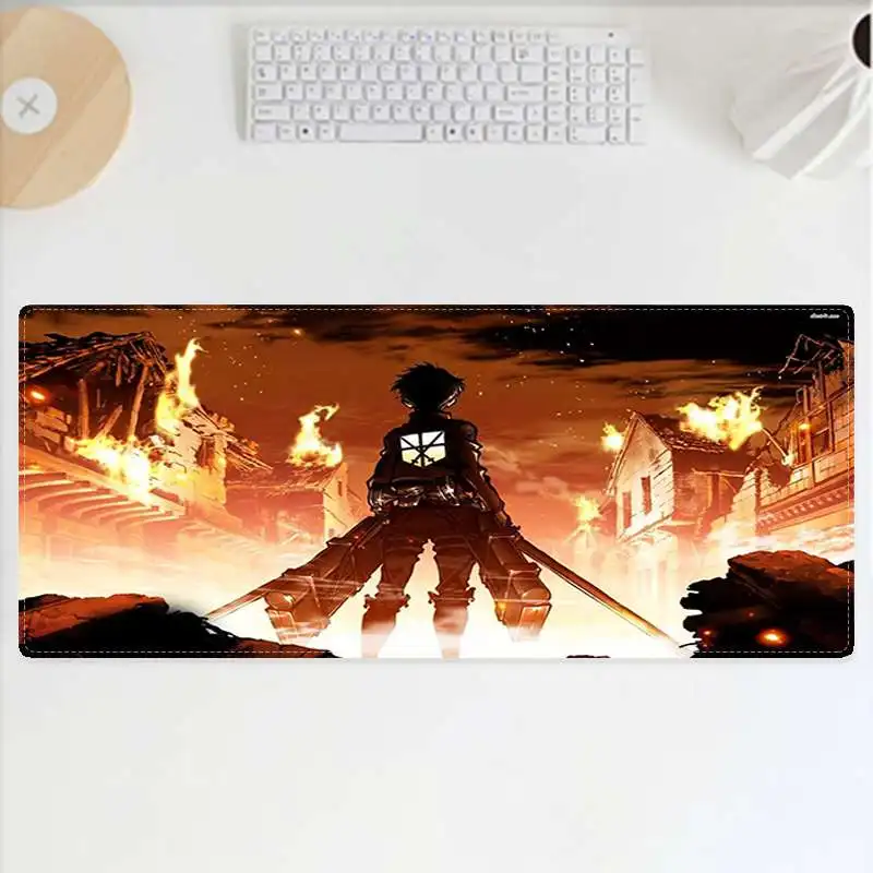 Anime shingeki no kyojin colossal titan jpg Custom Gaming Mat Desk