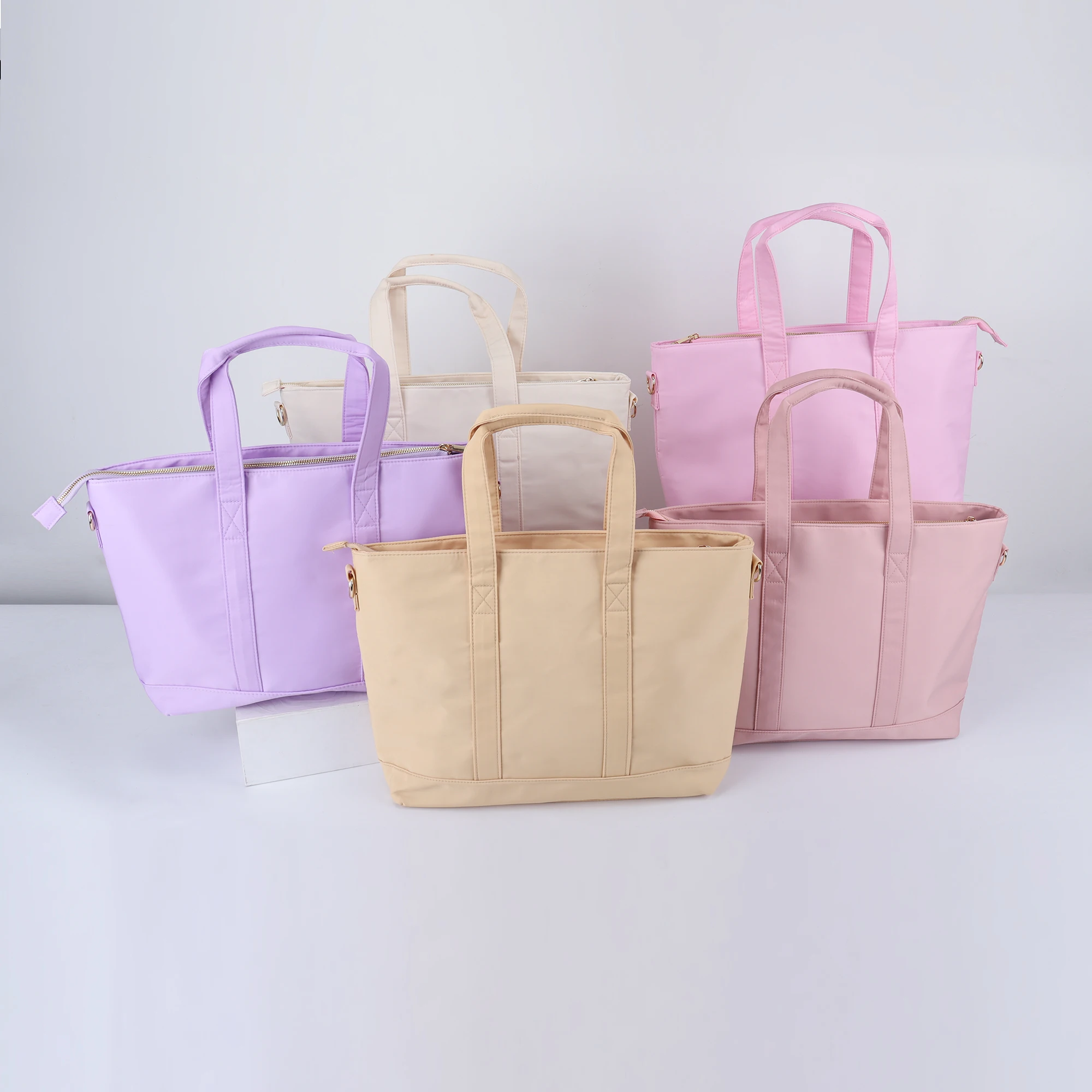 Pink Nylon Work Bag Shop Durable, Washable Nylon Tote Bags