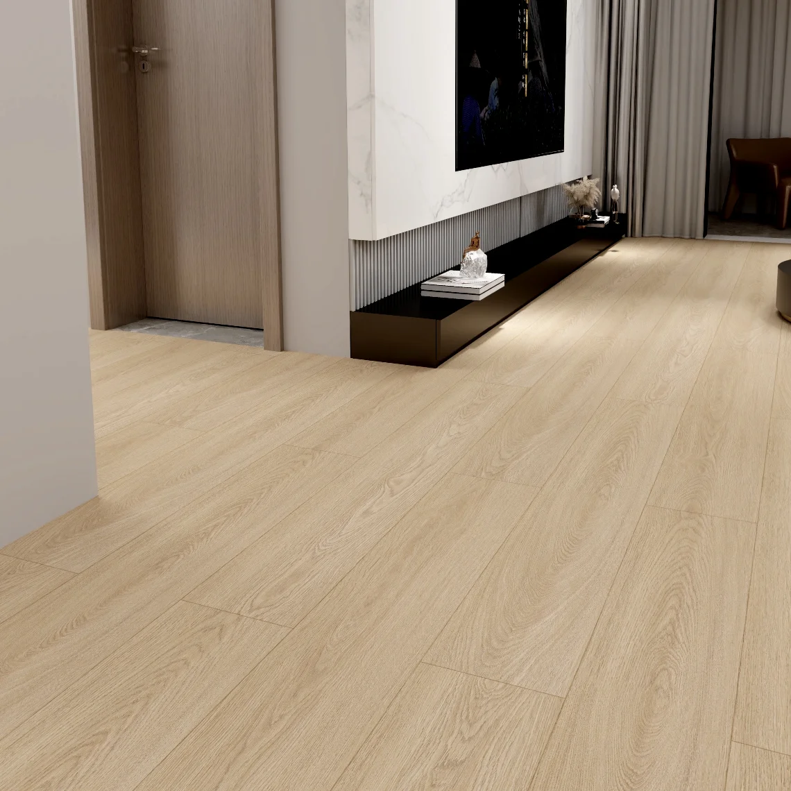 Source Factory Glue-free Splicing Wear-resistant Engineered Laminate Flooring for Indoor Use