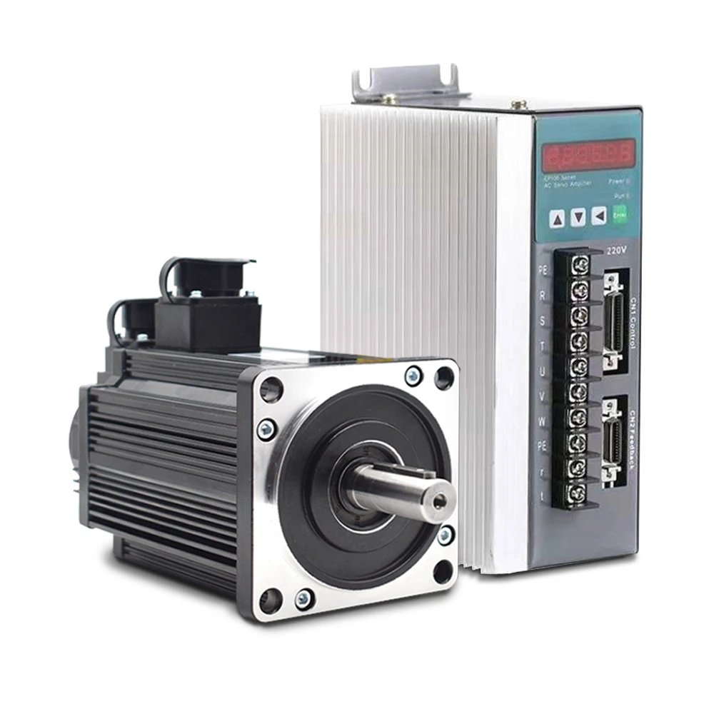 Dan Fu High precision 220V AC Servo Motor servo drive With 17-bit absolute  value magnetic encoder