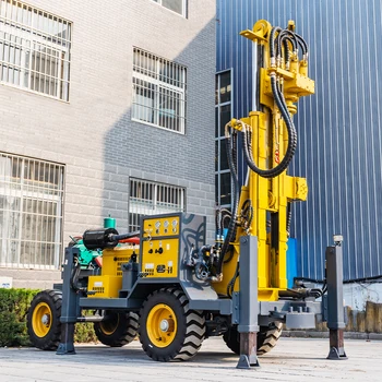 Hydraulic Crawler 600m 500m 400m 300m 200m 100m Water Well Drill Rig Pneumatic China Borehole Drilling Machine