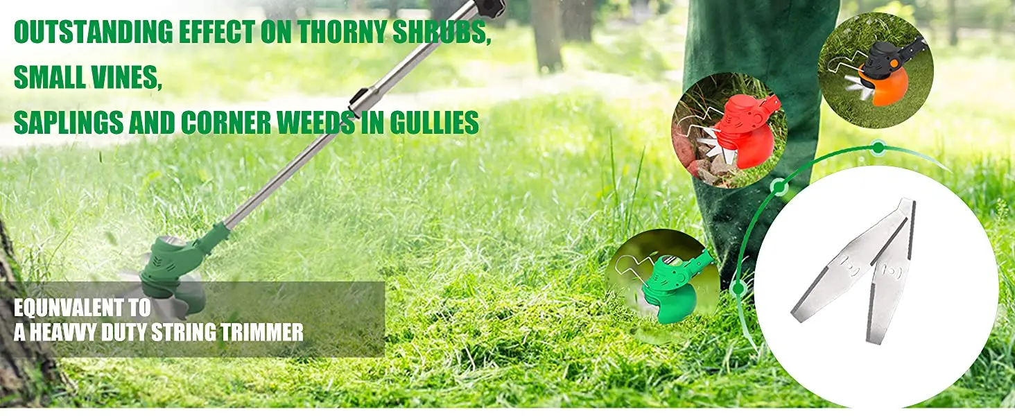 Efficient Lawn Care with Cordless Brush Cutter Weed Wacker