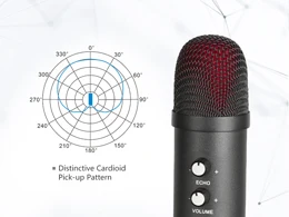YARMEE USB Microphone with Mute Button Microfone Condenser Podcast Studio Mic for PC
