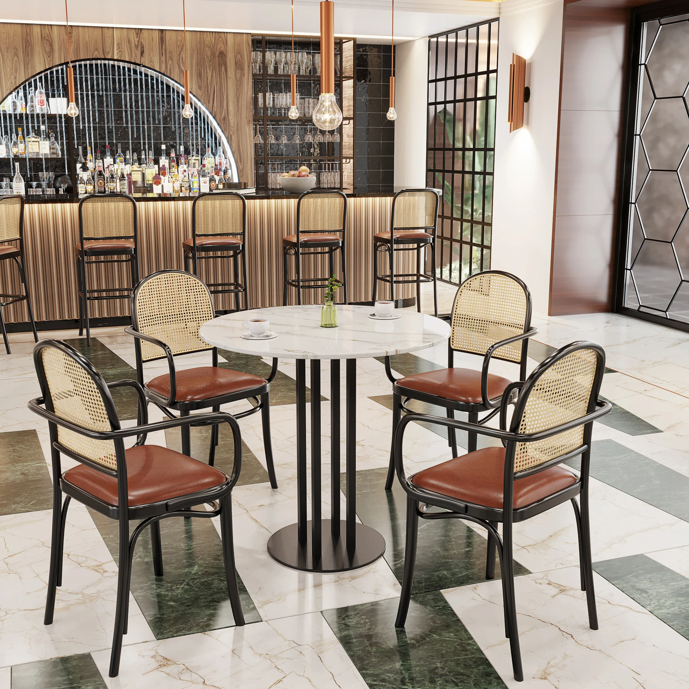 For Restaurant Cafe Style Dining Table Modern Design Restaurant