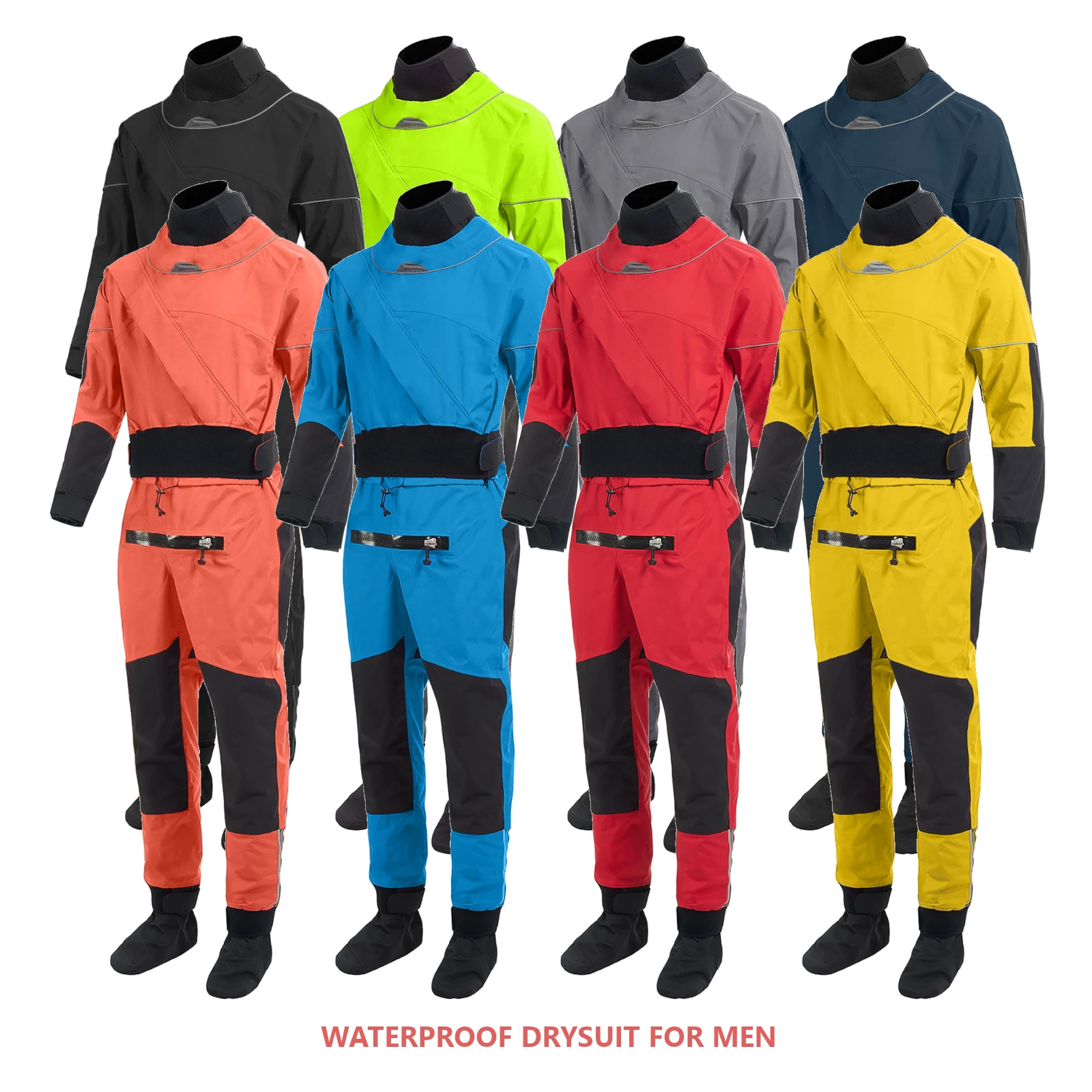 Ready To Ship Breathable Freediving Kayak Dry Suit Waterproof Sail