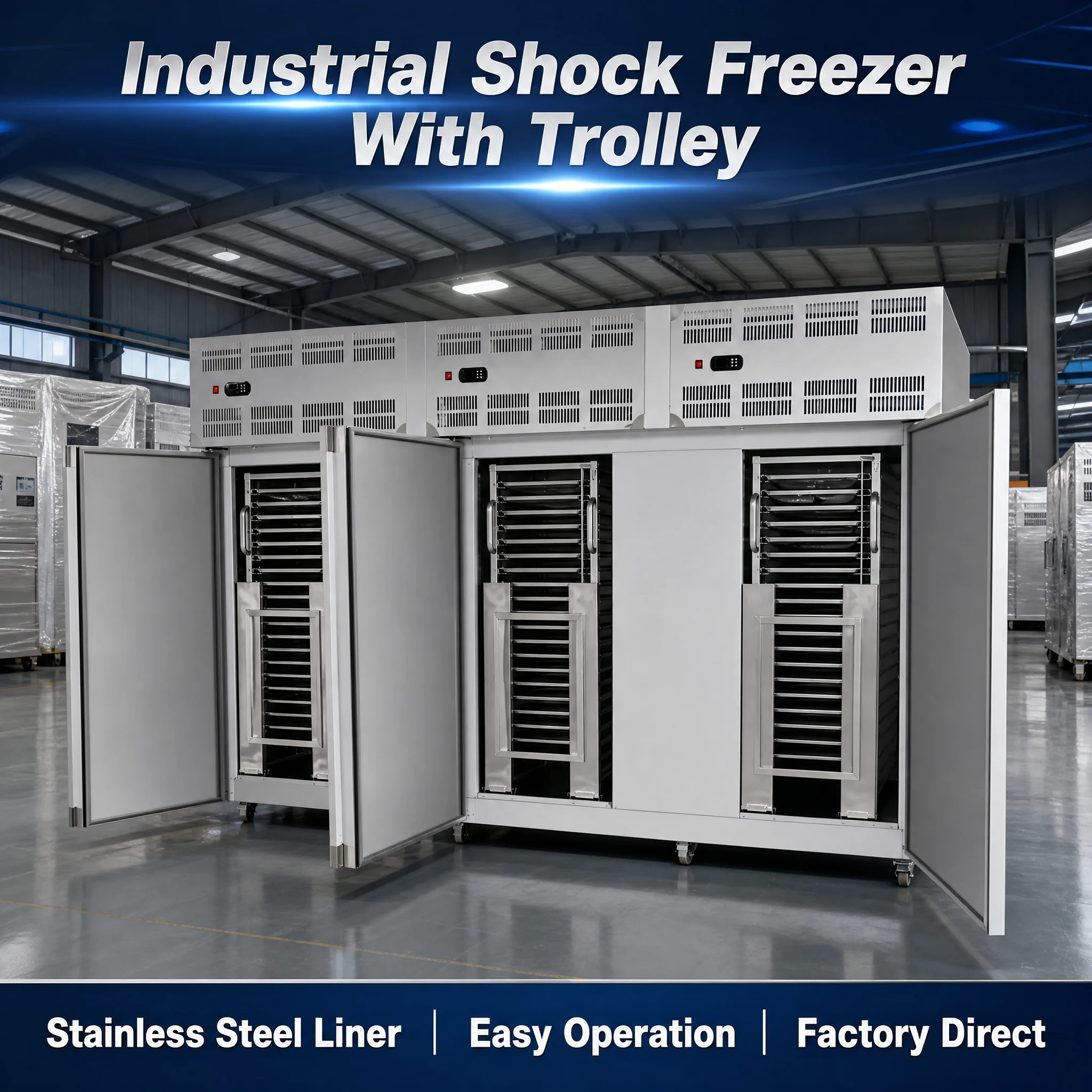 Blast Freezer, Stainless, Steel - detail 2