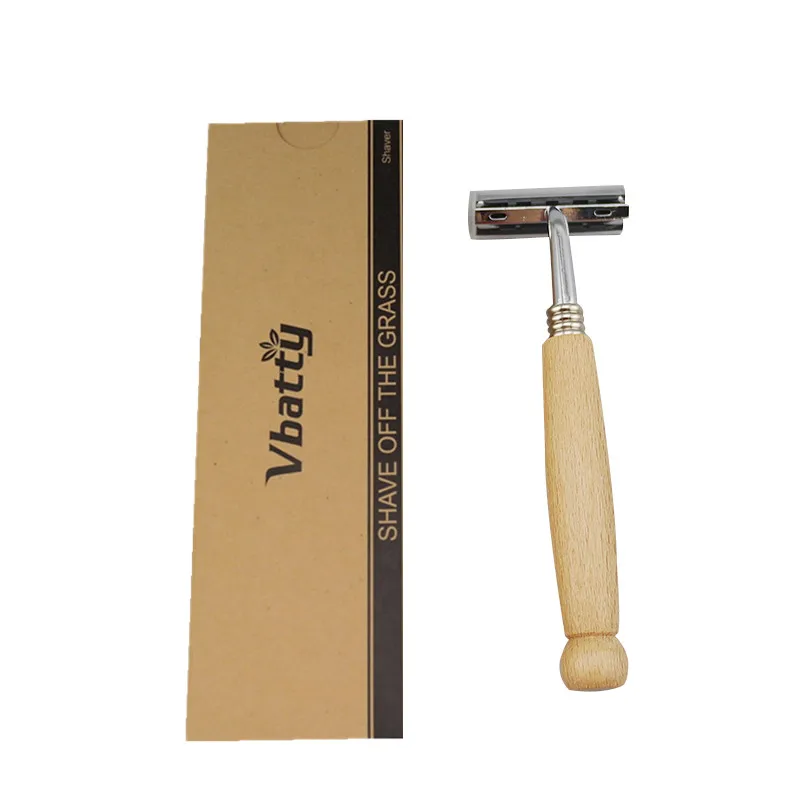 Ecofriendly Bamboo Handle Safety Razor Twin Blade Wholesale Buy