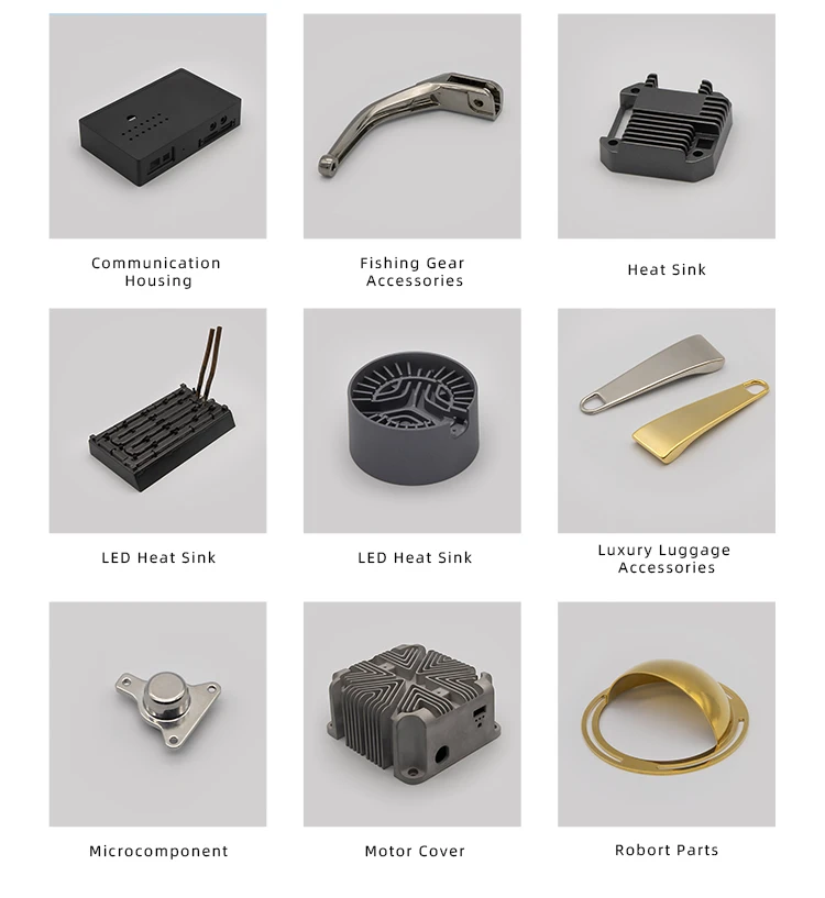 Oem Odm Custom Machining Process Services Shell Parts Aluminum Die