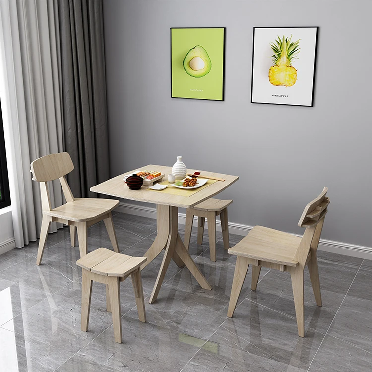 Nordic Unique Simple Design Modern Wooden Dining Square Table Dining Room  Table Wood Dining Table - Buy Nordic Simple Home Furniture Set Modern  Kitchen Wood Square Dining Table,Square Shape Mango Wood
