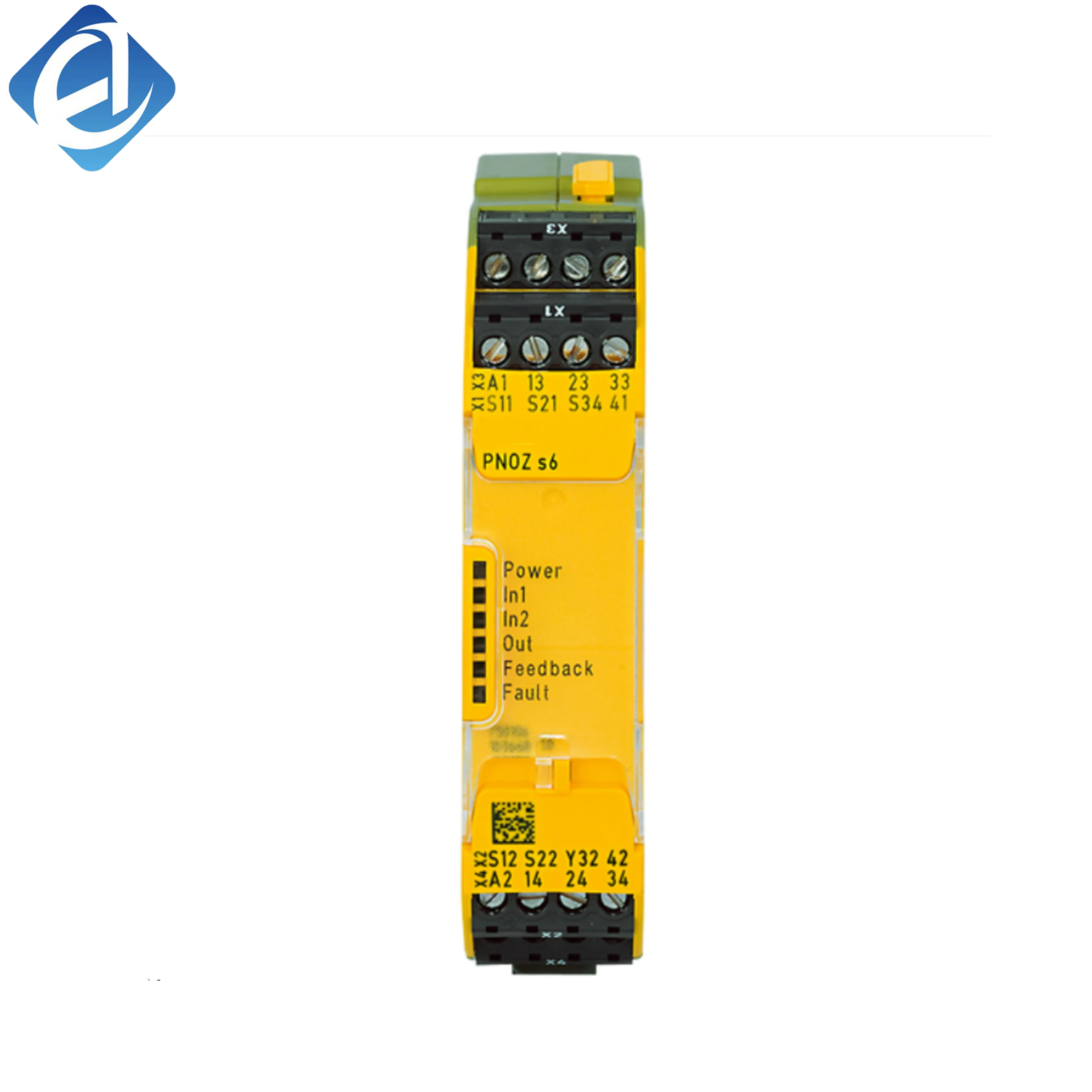 New Original  772181 Safety Controller, PNOZmulti 2 Series. Applied to industrial machinery emergency stop, safety door and light curtain monitoring. 24VDC power supply, DIN rail mounting, expandable I/O ports,